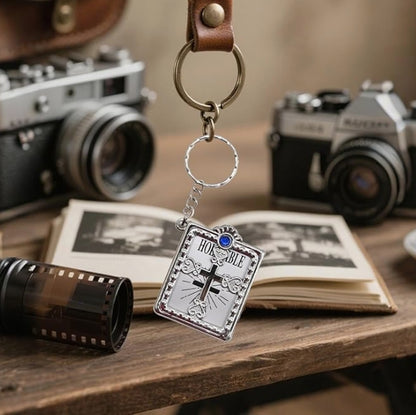 Mini biblia de bolsillo - Llavero cristiano